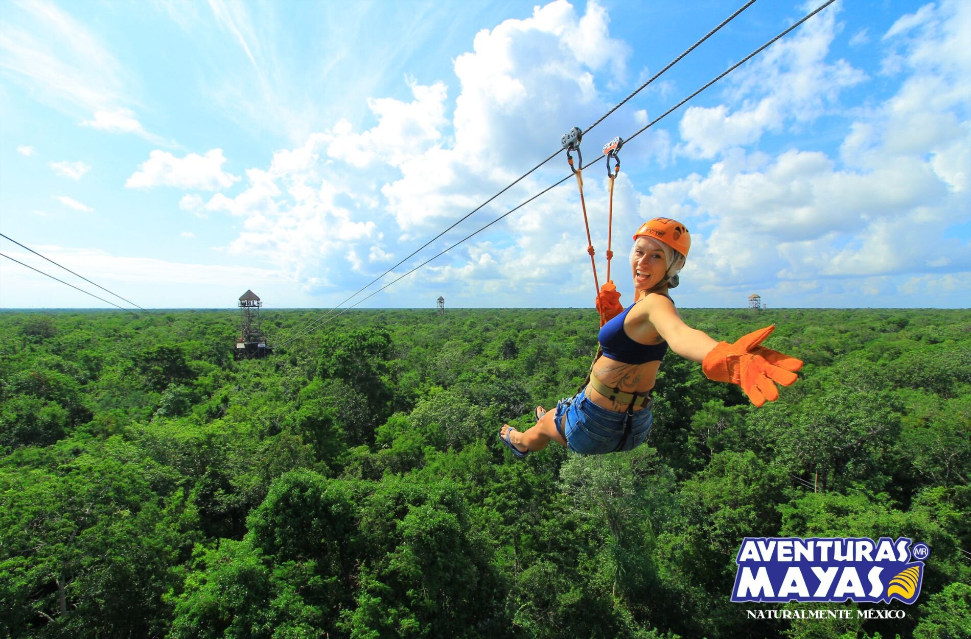 Zip Lining Riviera Maya